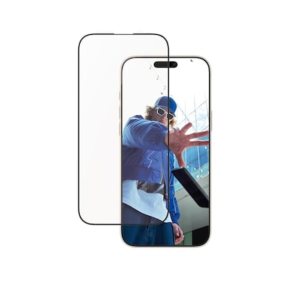 PanzerGlass Displayschutz Aluminum Rahmen iPhone 16 Pro Max Ultra-Wide Fit