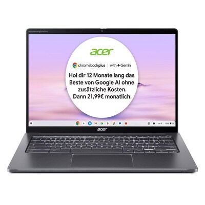 Image of Acer Chromebook Spin 714 – Chromebook Plus 14" FHD+ Touch i3-1215U 8GB/256GB ChromeOS CP714-1WN-39VA