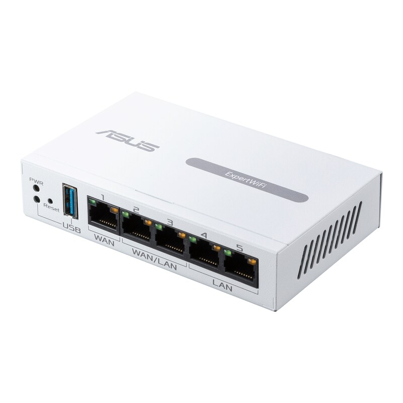 VPN günstig Kaufen-ASUS Expert Wifi EBG15 5-port Gigabit VPN Router. ASUS Expert Wifi EBG15 5-port Gigabit VPN Router <![CDATA[• WLAN Access Point • Wi-Fi 6 • Übertragungsgeschwindigkeit bis zu 3000 MBit/s]]>. 