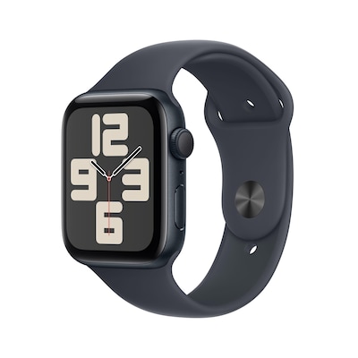 Image of Apple Watch SE GPS 44mm Alu Mitternacht Sportarmband Mitternacht - S/M
