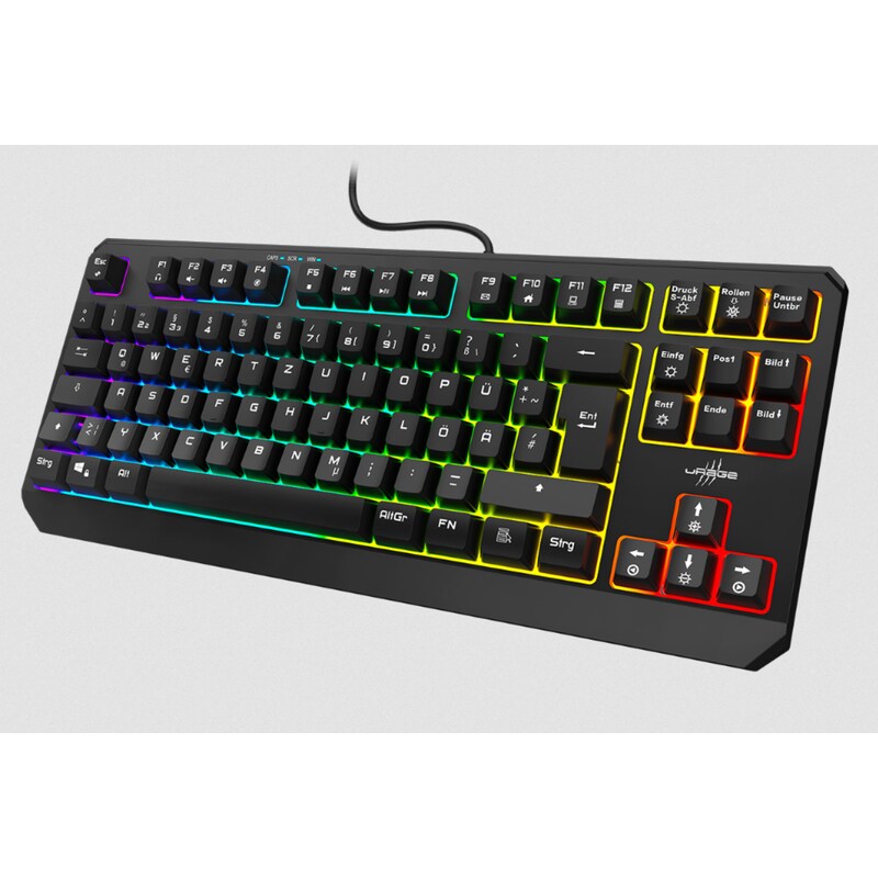 Hama 00217818 Gaming-Keyboard Exodus 220 TKL, Schwarz, QWERTZ DE