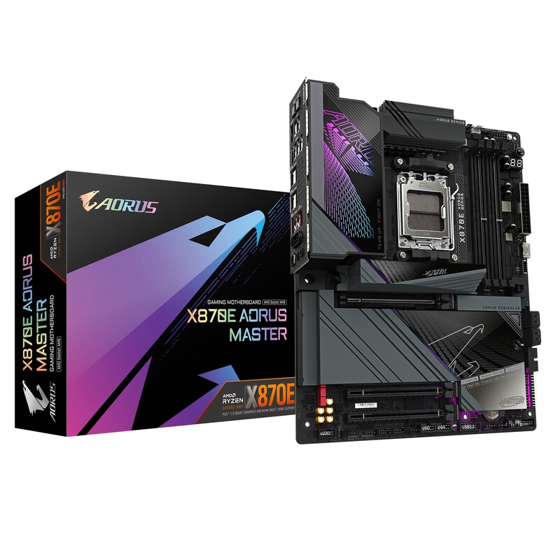 GIGABYTE X870E AORUS MASTER ATX Mainboard Sockel AM5 HDMI