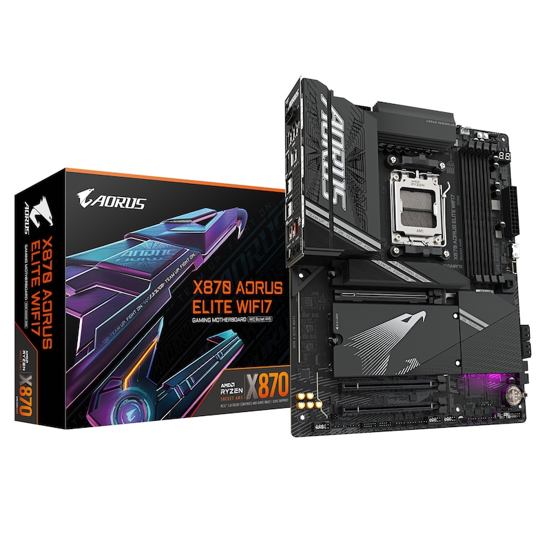 GIGABYTE X870 AORUS ELITE WIFI7 ATX Mainboard Sockel AM5 HDMI