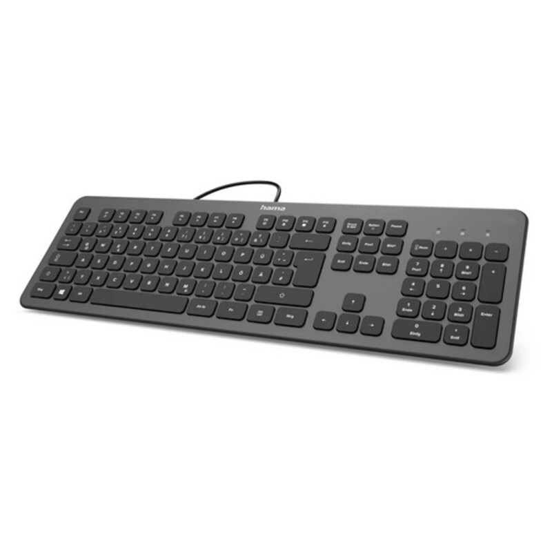 Hama 00182652 Tastatur KC-700, Anthrazit/Schwarz