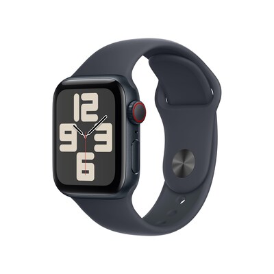 Image of Apple Watch SE GPS + Cellular 40mm Alu Mitternacht Sportarmband Mitternacht - M/L
