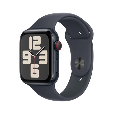 Apple Watch SE GPS + Cellular 44mm Alu Mitternacht Sportarmband Mitternacht - M/L