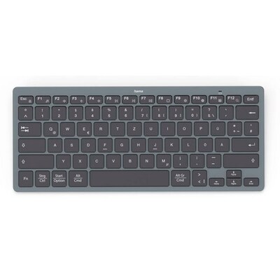 Hama 00125134 Bluetooth®-Tastatur KEY4ALL X510, Schwarz, QWERTZ