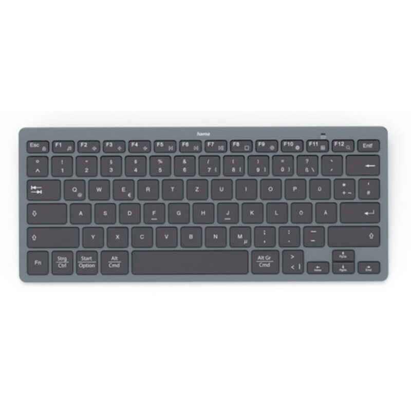 Hama 00125134 Bluetooth®-Tastatur KEY4ALL X510, Schwarz, QWERTZ