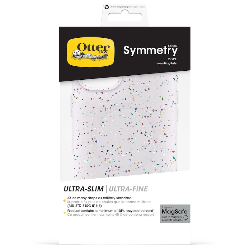 OtterBox Symmetry Core Apple iPhone 16 Plus Sprinkles - white