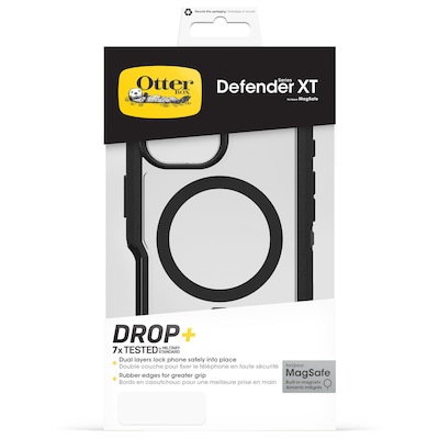 OtterBox Defender XT Clear Apple iPhone 16 Plus Dark Side - clear/black