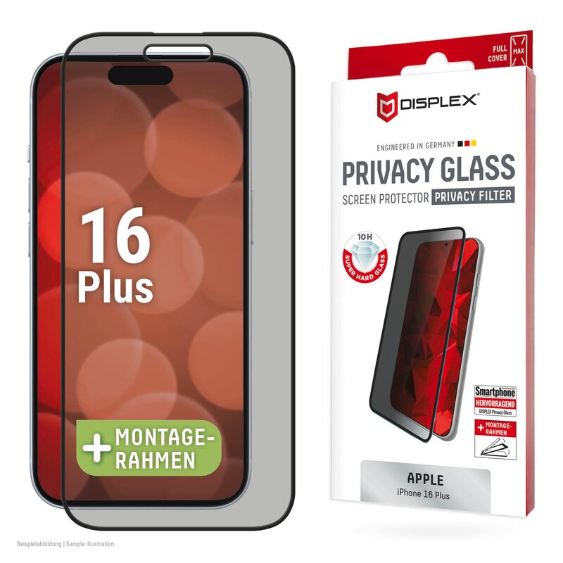 DISPLEX Privacy Glass FC iPhone 16 Plus