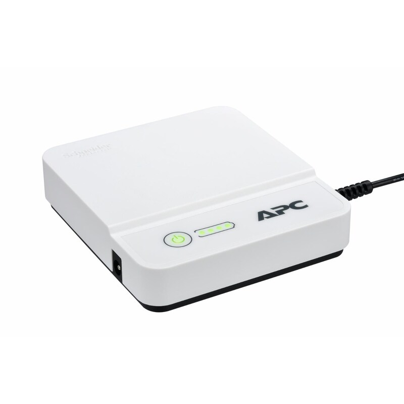 APC Back-UPS Connect 12V DC 36W Mini-Netzwerk-USV, Passend für Router, IP-Kameras und mehr.