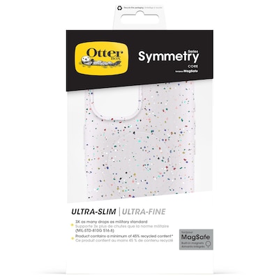 OtterBox Symmetry Core Apple iPhone 16 Sprinkles - white