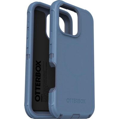 OtterBox Defender MagSafe Apple iPhone 16 Pro Max - Baby Blue Jeans - blue