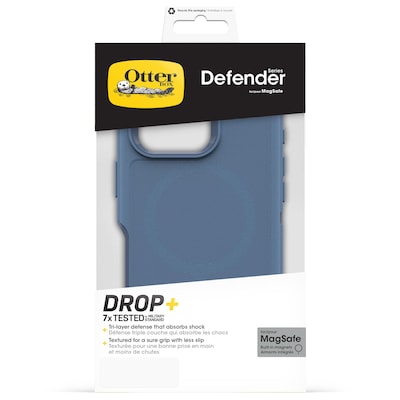 OtterBox Defender MagSafe Apple iPhone 16 Pro Baby Blue Jeans - blue