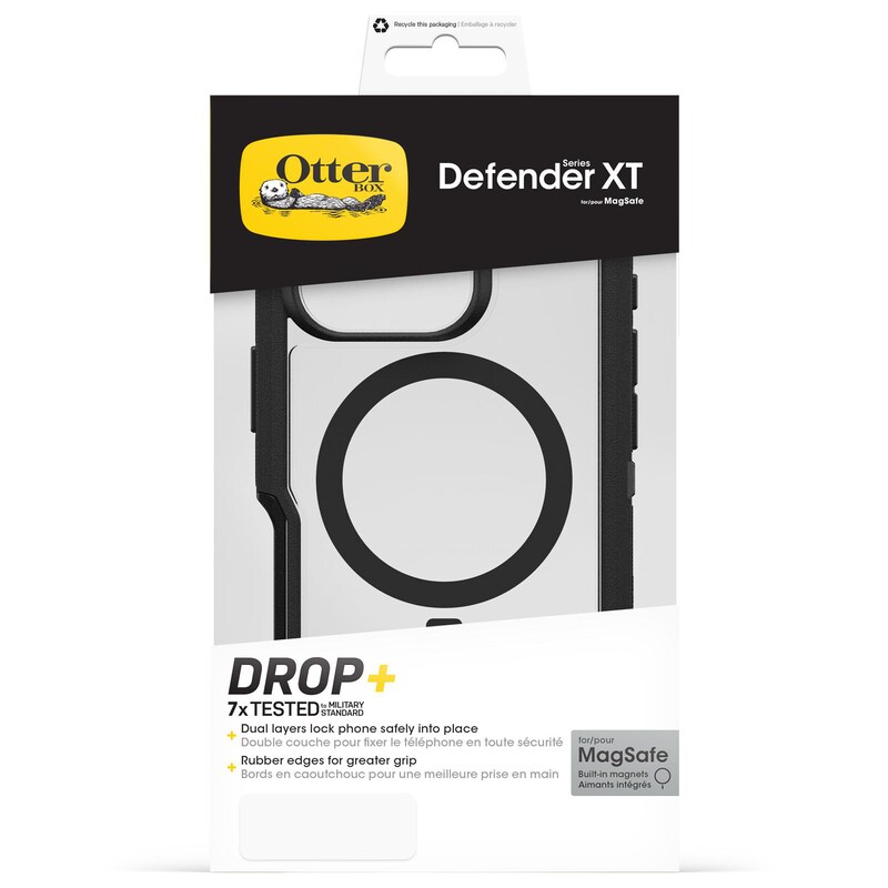 OtterBox Defender XT Clear Apple iPhone 16 Pro Dark Side - clear/black