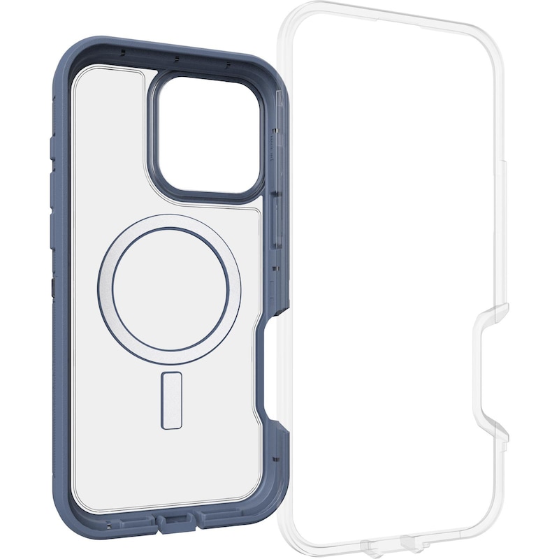 OtterBox Defender XT Clear Apple iPhone 16 Pro Max Mountain Storm - clear/blue