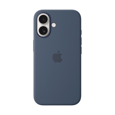 Apple Original iPhone 16 Silikon Case mit MagSafe - Denim