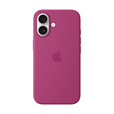 Image of Apple Original iPhone 16 Silikon Case mit MagSafe - Fuchsia