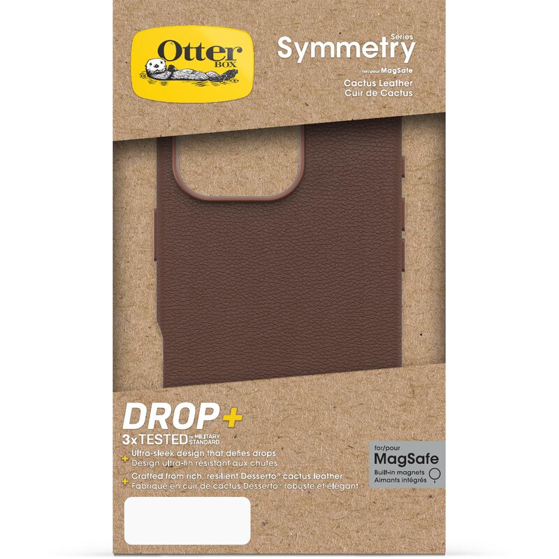 OtterBox Symmetry Cactus Leather Apple iPhone 16 Pro Rich Adobe - brown