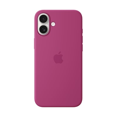 Apple Original iPhone 16 Plus Silikon Case mit MagSafe - Fuchsia