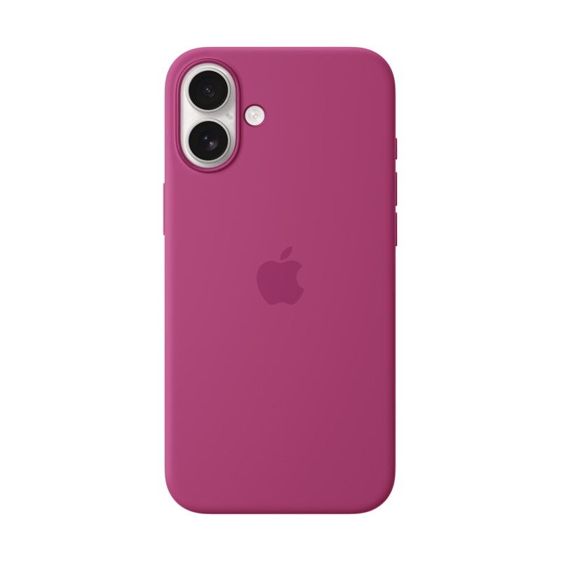 Apple Original iPhone 16 Plus Silikon Case mit MagSafe - Fuchsia