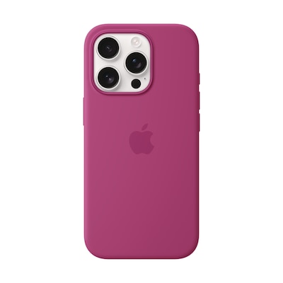 Apple Original iPhone 16 Pro Silikon Case mit MagSafe - Fuchsia