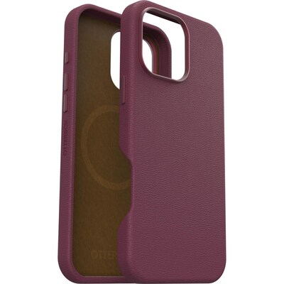 OtterBox Symmetry Cactus Leather Apple iPhone 16 Pro Max Maroon Bells - red