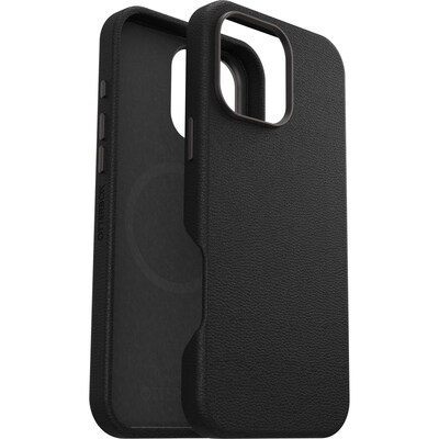 OtterBox Symmetry Cactus Leather Apple iPhone 16 Pro Max Noir Ash - black