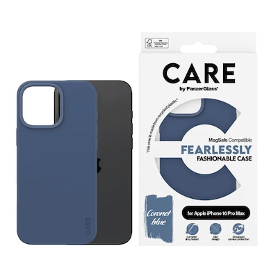 CARE by PanzerGlass® Fashionable Case Blau m. MagSafe iPhone 16 Pro Max