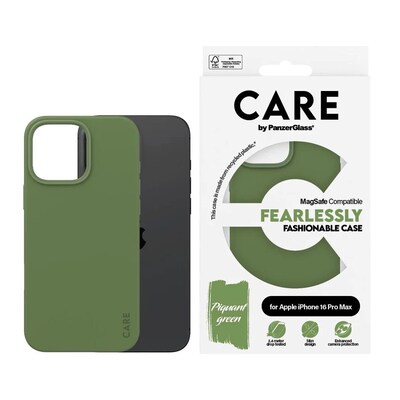 CARE by PanzerGlass® Fashionable Case Grün m. MagSafe iPhone 16 Pro Max