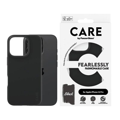 CARE by PanzerGlass® Fashionable Case Schwarz iPhone 16 Pro