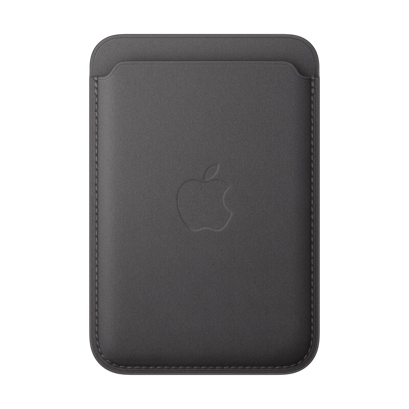 Apple Original iPhone Feingewebe Wallet mit MagSafe - Schwarz