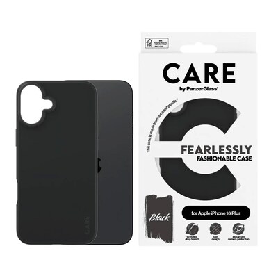 CARE by PanzerGlass® Fashionable Case Schwarz iPhone 16 Plus