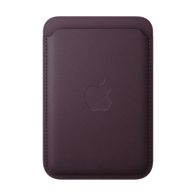 Apple Original iPhone Feingewebe Wallet mit MagSafe - Brombeere