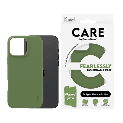 CARE by PanzerGlass® Fashionable Case Grün iPhone 16 Pro Max