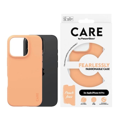 CARE by PanzerGlass® Fashionable Case Peachy iPhone 16 Pro