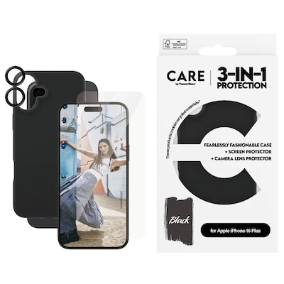 CARE by PanzerGlass® Fashion 3-in-1 Set iPhone 16 Plus