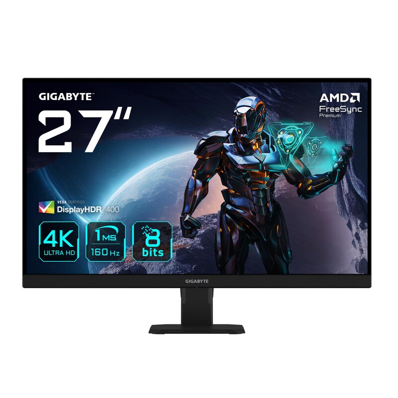 Gigabyte GS27U 68,6cm (27") 4K UHD SS-IPS Gaming Monitor 16:9 HDMI/DP 160Hz 1ms (MPRT) FreeSync Premium