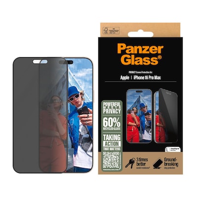 PanzerGlass Privacy iPhone 16 Pro Max UWF