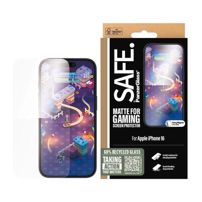 SAFE. by PanzerGlass Gaming Displayschutz iPhone 16 UWF