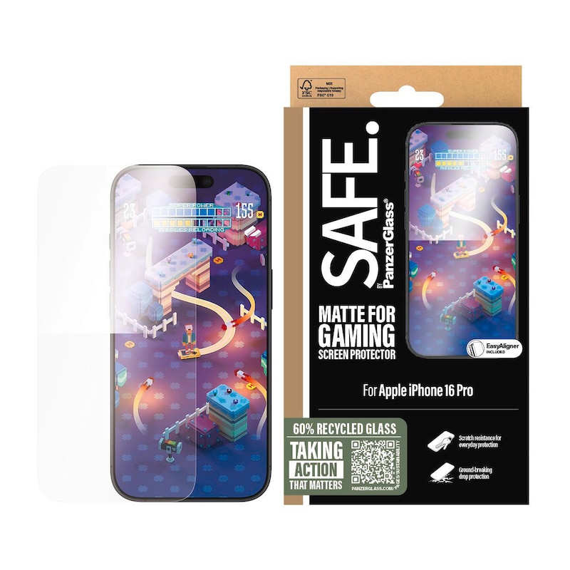 SAFE. by PanzerGlass Gaming Displayschutz iPhone 16 Pro UWF