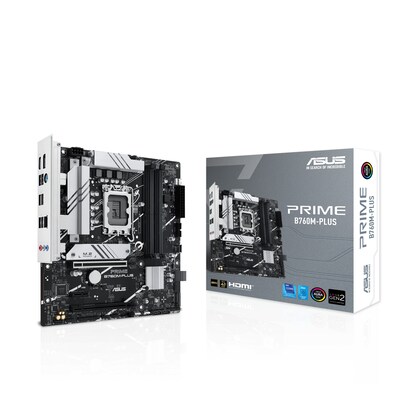 Image of ASUS PRIME B760M-PLUS mATX Gaming Mainboard Sockel 1700 DP/HDMI/USB-C