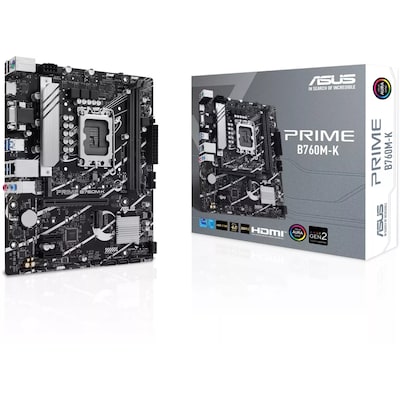 Image of ASUS PRIME B760M-K mATX Mainboard Sockel 1700 DP/HDMI/USB-A