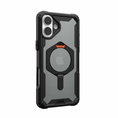 UAG Urban Armor Gear Plasma XTE MagSafe Kickstand Case iPhone 16 Plus schwarz/orange