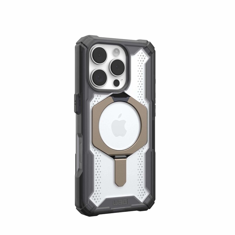 UAG Urban Armor Gear Plasma XTE MagSafe Kickstand Case iPhone 16 Pro Max ash (transparent/titan)