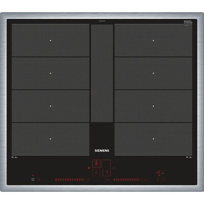 Siemens EX645LYC1E iQ700 Einbau-Induktionskochfeld autark 60cm Edelstahl-Rahmen