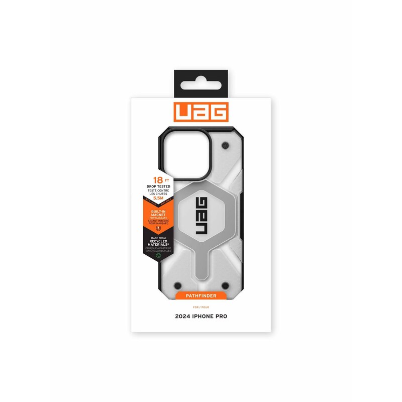 UAG Urban Armor Gear Pathfinder MagSafe Case Apple iPhone 16 Pro ice (transparent)