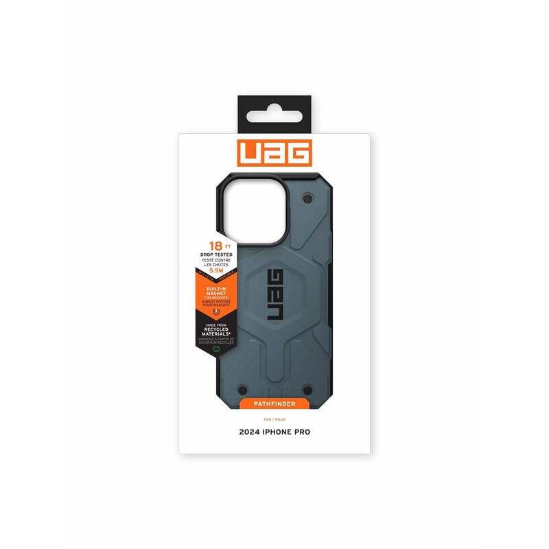 UAG Urban Armor Gear Pathfinder MagSafe Case Apple iPhone 16 Pro cloud blau