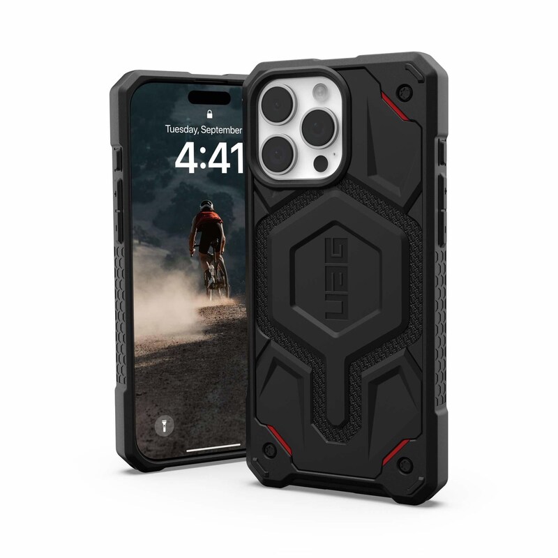 Monarch günstig Kaufen-UAG Urban Armor Gear Monarch Pro MagSafe Case Apple iPhone 16 Pro Max kevlar schwarz. UAG Urban Armor Gear Monarch Pro MagSafe Case Apple iPhone 16 Pro Max kevlar schwarz <![CDATA[• Farbe: Schwarz, kompatibel zu iPhone 16 Pro Max • Backcover aus Kunststof